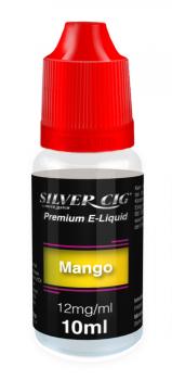 E-Liquid Silver-Cig Mango 12mg Nikotin 10ml im 5er Dsp.(DPT2 Konform EU Herstell